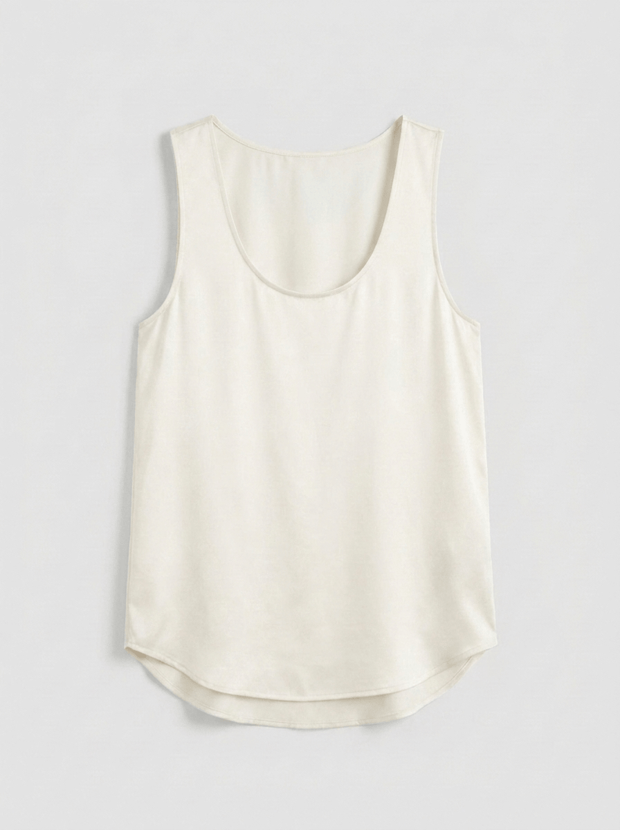 Essential Satin Top - Nude