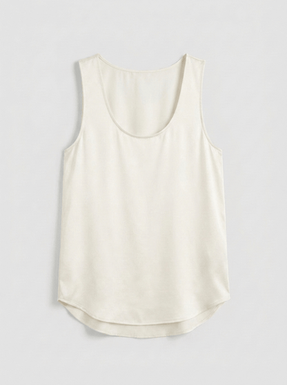 Essential Satin Top - Nude