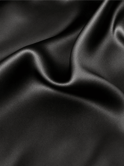 Classic Satin Pants - Black