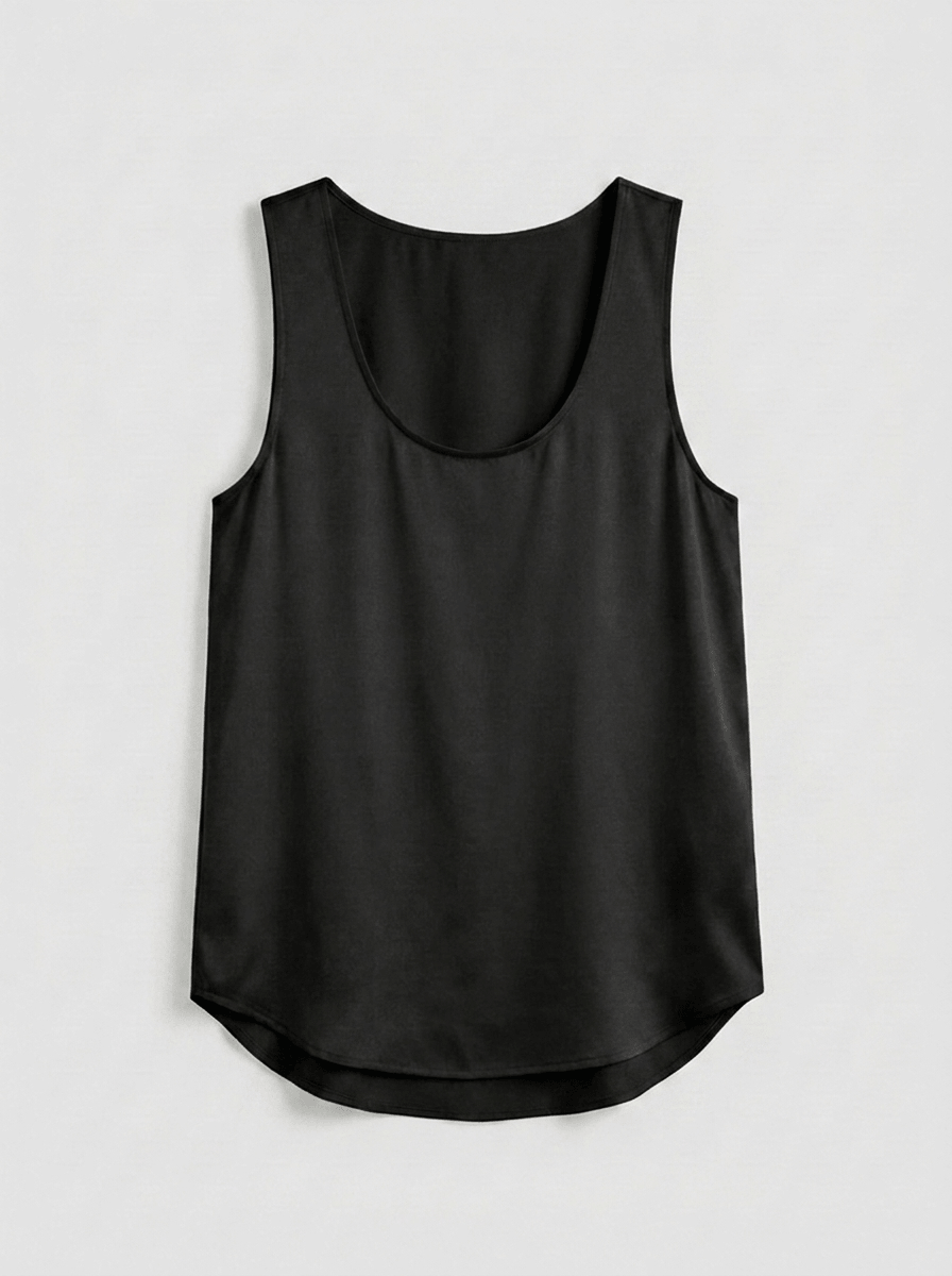 Essential Satin Top - Black