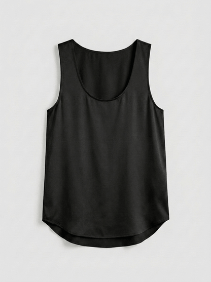 Essential Satin Top - Black