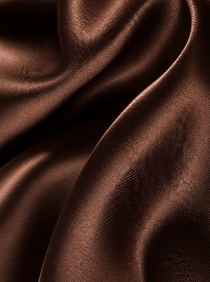 Classic Satin Pants - Espresso