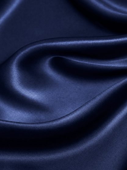 Classic Satin Pants - Navy
