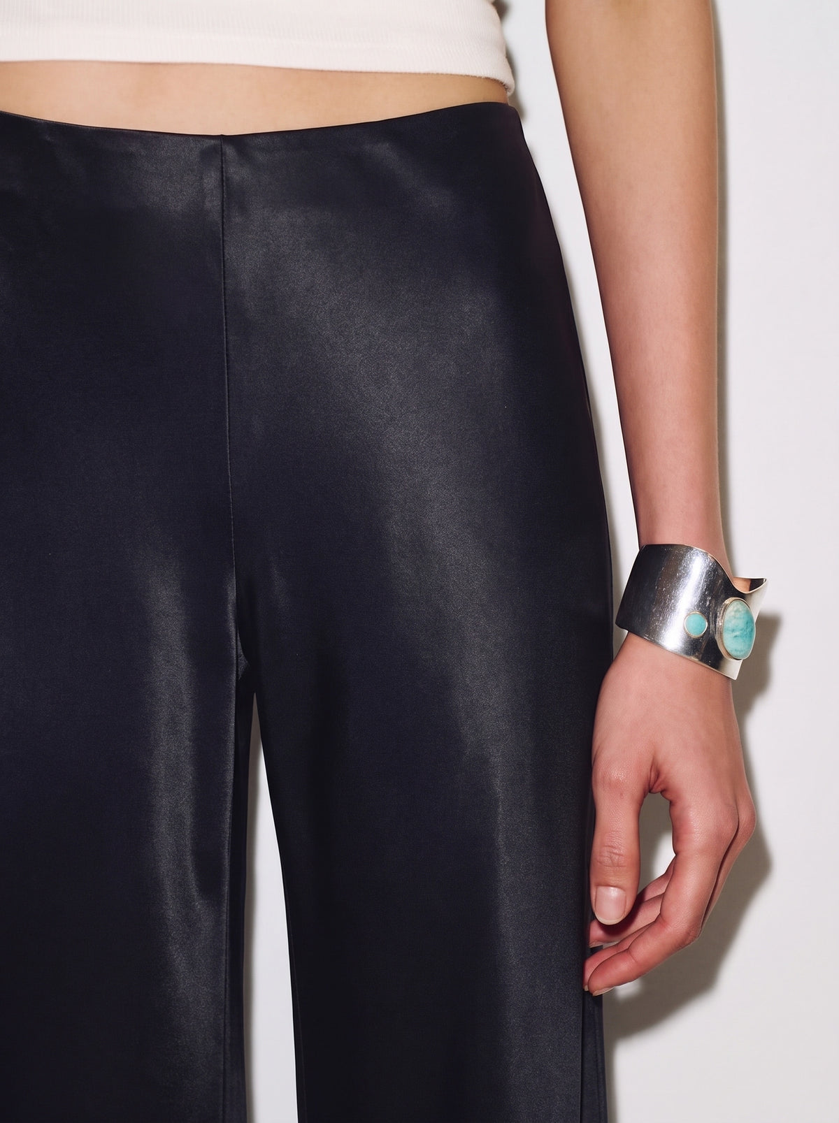 Classic Satin Pants - Black