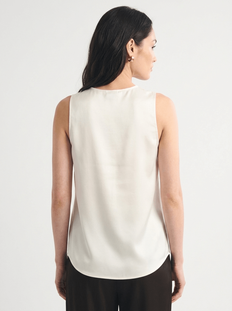Essential Satin Top - Nude