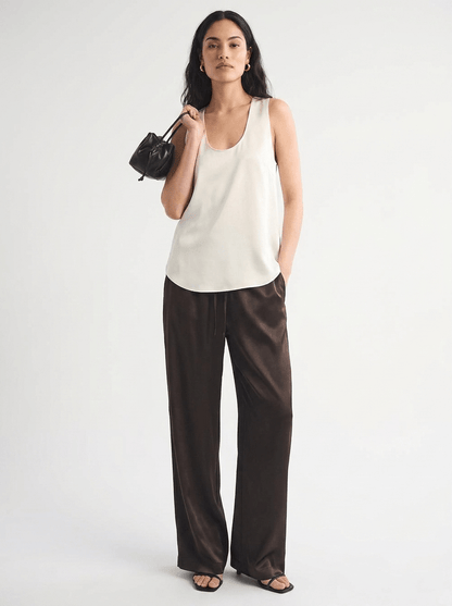 Essential Satin Top - Nude